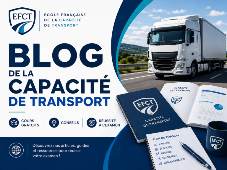 Blog de la capacité de transport EFCT pour réussir l’examen